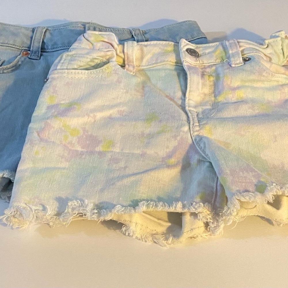 Cat & Jack Shorts, Jean Shorts, 2 Pair Bundle, Sz M, 7, 8, Denim, coquette